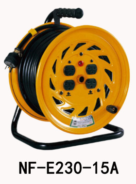 NICHIDO 日动 单相卷线器 200V 接地 30m NF-E230-15A型 原装正品