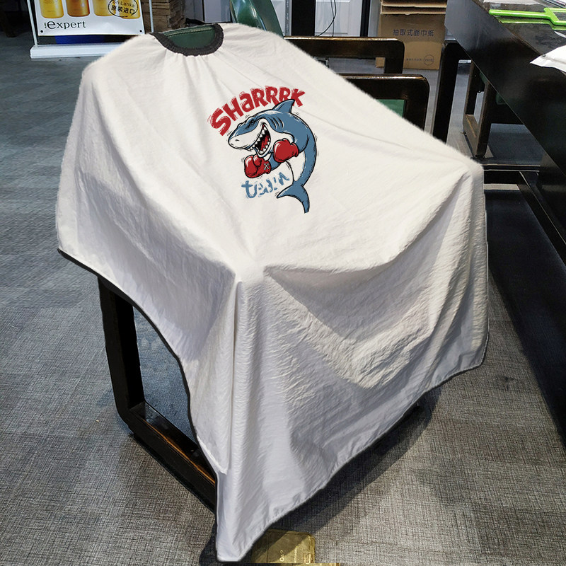 发廊专用儿童卡通理发围布防静电不沾发小孩剪头衣定制印LOGO图案,婴童用品,理发围布,淘宝优惠券,粉丝福利购,淘宝优惠卷