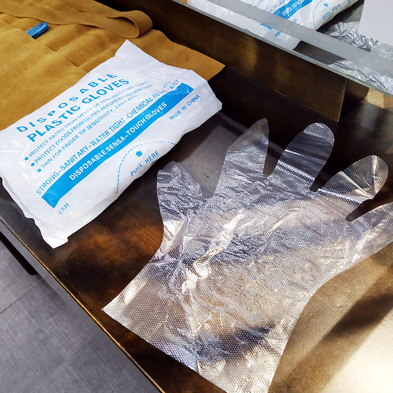 美容美发工具pvc手套塑料透明