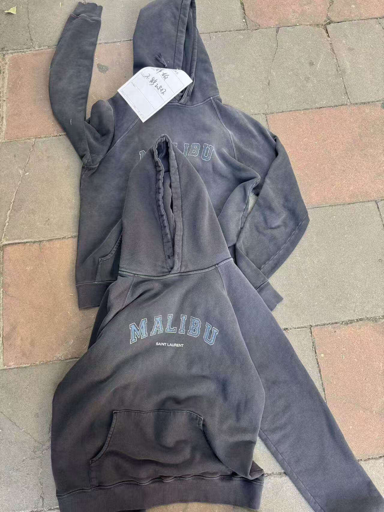 thumbnail for MADEBYSWAG自主malibu 做旧套头卫衣