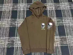 Madebyswag Self-Produced Ss04 Double Skull Hoodie Distressed Pullover Sweatshirt