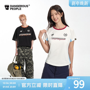 Dangerouspeople薛之谦dsp索罗娜凉感运动T恤夏季 潮牌情侣短袖