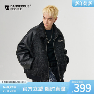 薛之谦dsp复古小香风金属标宽松棉服冬季 潮牌情侣百搭保暖厚外套