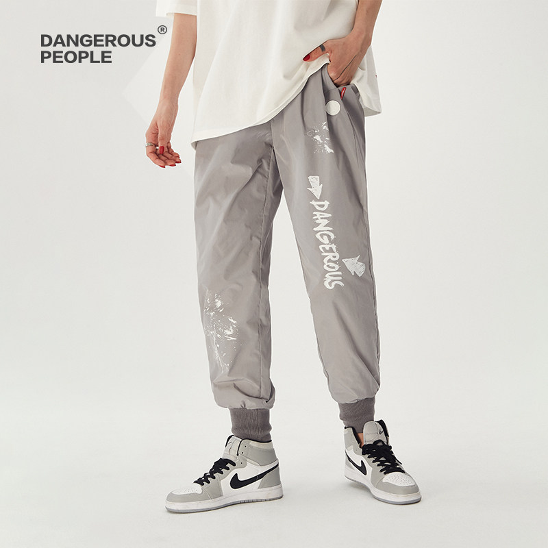 Dangerouspeople Xue Qian dsp Pomo Arrow printing Trend Versatile Drawstring Casual pantsin the Men's clothing, Casual pants  category - from Buy2taobao.com to provide professional Taobao agent buy service