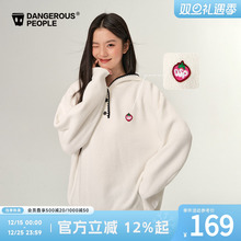 Dangerouspeople薛之谦dsp宽松软糯百搭潮学院风连帽毛衣针织衫女