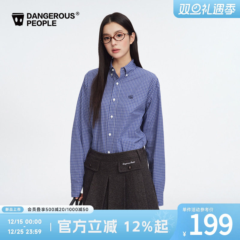 薛之谦dsp美式经典格纹衬衫