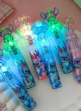 Stitch Blue Light Eraser Figure Cartoon Resin Correction Era
