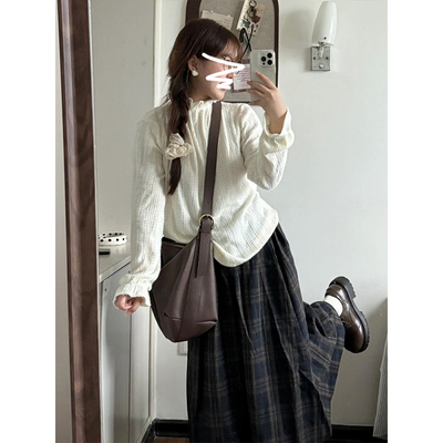 连衣裙子女秋冬季2025新款韩系减龄穿搭一整套高级感毛衣针织套装