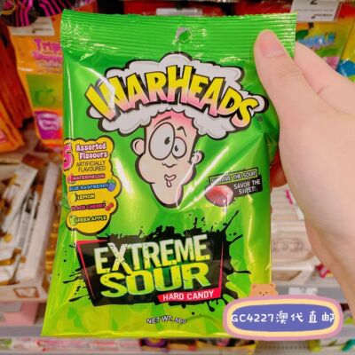 warheads特酸硬糖糖果劲爆醒脑