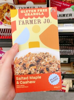 澳洲代购直邮 Farmer Jo 无麸质 格兰诺拉麦片 植物基底 300g