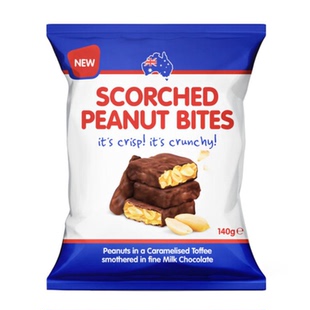 澳洲代购直邮Cooks Bites Scorched Peanut花生糖夹心巧克力 140g