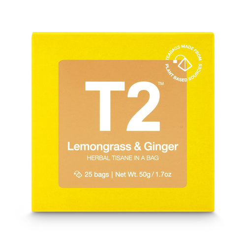 澳洲代购直邮 T2茶叶 Lemongrass and Ginger柠檬草姜茶袋装 25pk