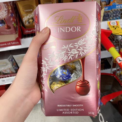 澳洲直邮Lindt瑞士莲意大利制造软心精选圣诞限量巧克力333g 送礼