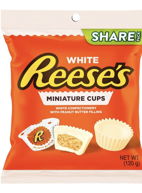 澳洲代购直邮Reeses奶油花生酱夹心牛奶巧克力杯 280g 超值装