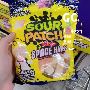 澳洲直邮 酸粉糖 Sour Patch西瓜味果汁软糖儿童糖果酸爽好吃226g