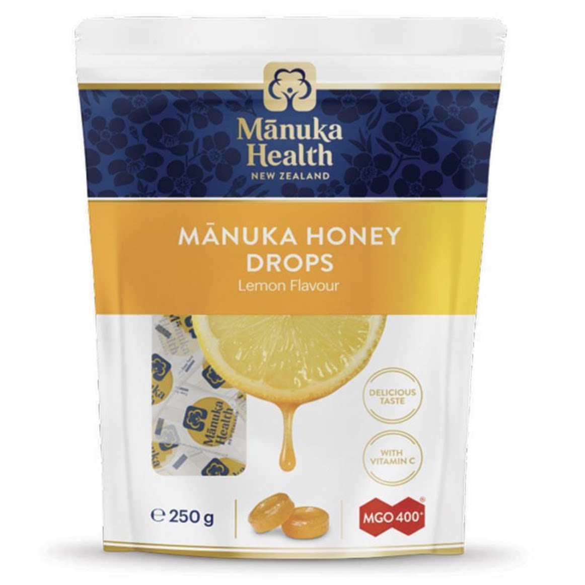 澳洲代购直邮 Manuka Health 曼努卡蜂蜜硬糖 MGO 400+ 58粒 250g