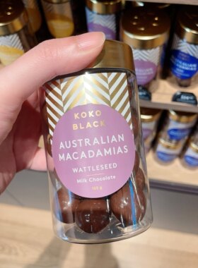 澳洲代购直邮 Koko Black 土澳特产牛奶白黑巧克力 伴手礼 180g