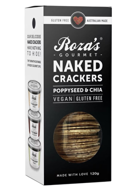 澳洲代购直邮Rozas Gourmet素食友好无麸质蔬菜薄脆爱心饼干 120g