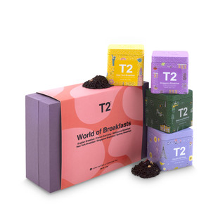 澳洲直邮T2明星系列World Breakfast世界早茶散叶茶礼盒伴手礼