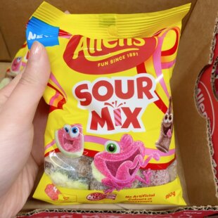 ALLENs澳洲代购直邮不添加人工色素老牌网红零食软糖薄荷糖酸粉糖