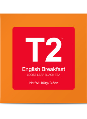 澳洲代购直邮 T2茶叶 English Breakfast 英国早茶散装茶叶 100g