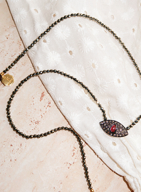 BohemianRhapsodie复古眼睛项链