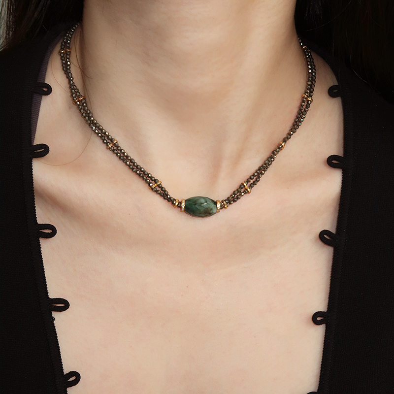 BohemianRhapsodie祖母绿项链