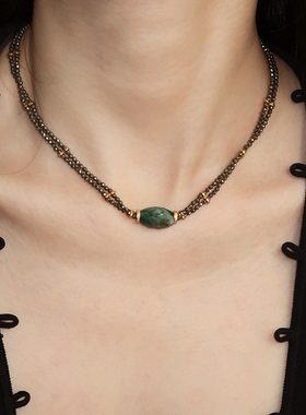 BohemianRhapsodie祖母绿项链