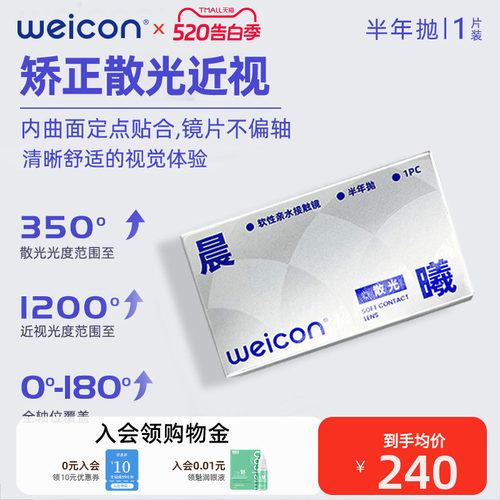 全轴位覆盖，高度散光特殊基弧