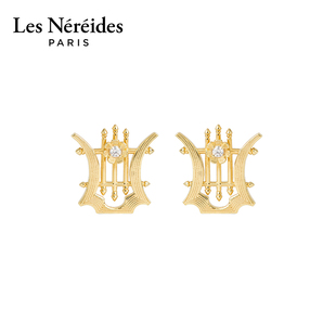 Les Nereides巴黎歌剧院系列 金柄七弦琴 耳钉