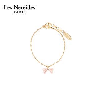 Les Nereides巴黎歌剧院系列 粉色蝴蝶结 手链