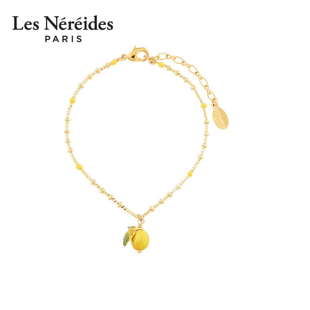 Les Nereides40周年限定纪念系列小柠檬手链手工吊坠情侣闺蜜