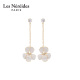 款 Les 潮设计感高级 星钻 耳夹耳钉 Nereides鸢尾花系列 奶白色