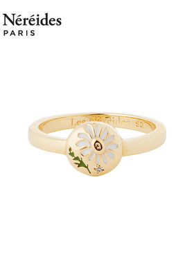 Les Nereides维多利亚系列 雏菊花 戒指 简约时尚款送闺蜜食指戒