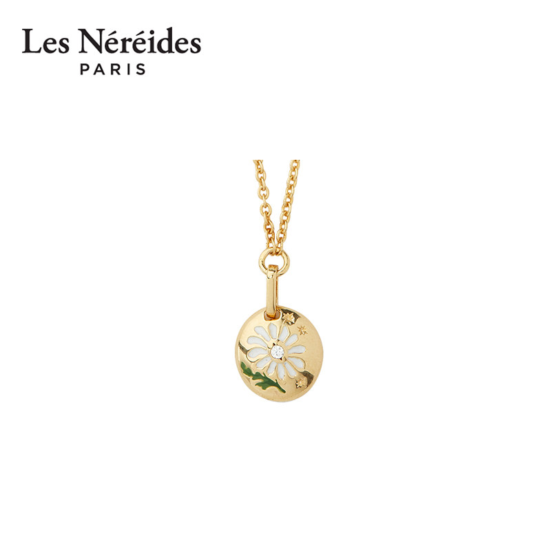 Les Nereides维多利亚系列 雏菊花 项链 简约气质设计感锁骨链