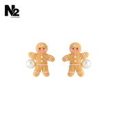 Les Nereides糖果屋系列 姜饼人 耳钉