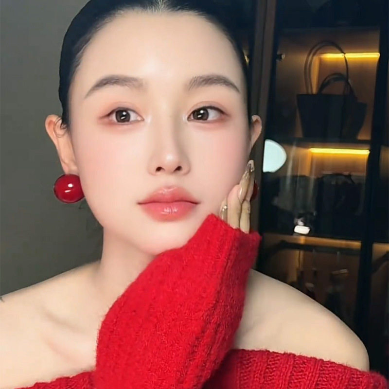 法国Gentle Motto尺寸全s999纯银高腰馒头大珍珠耳钉女轻奢高级感