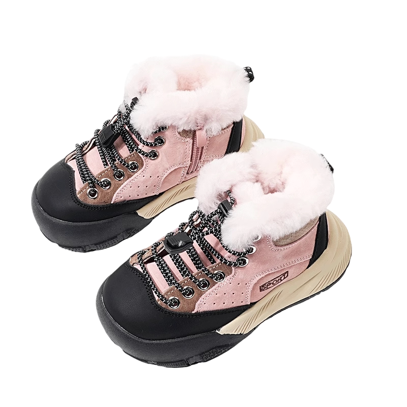 男女童保暖雪地靴运动鞋棉鞋