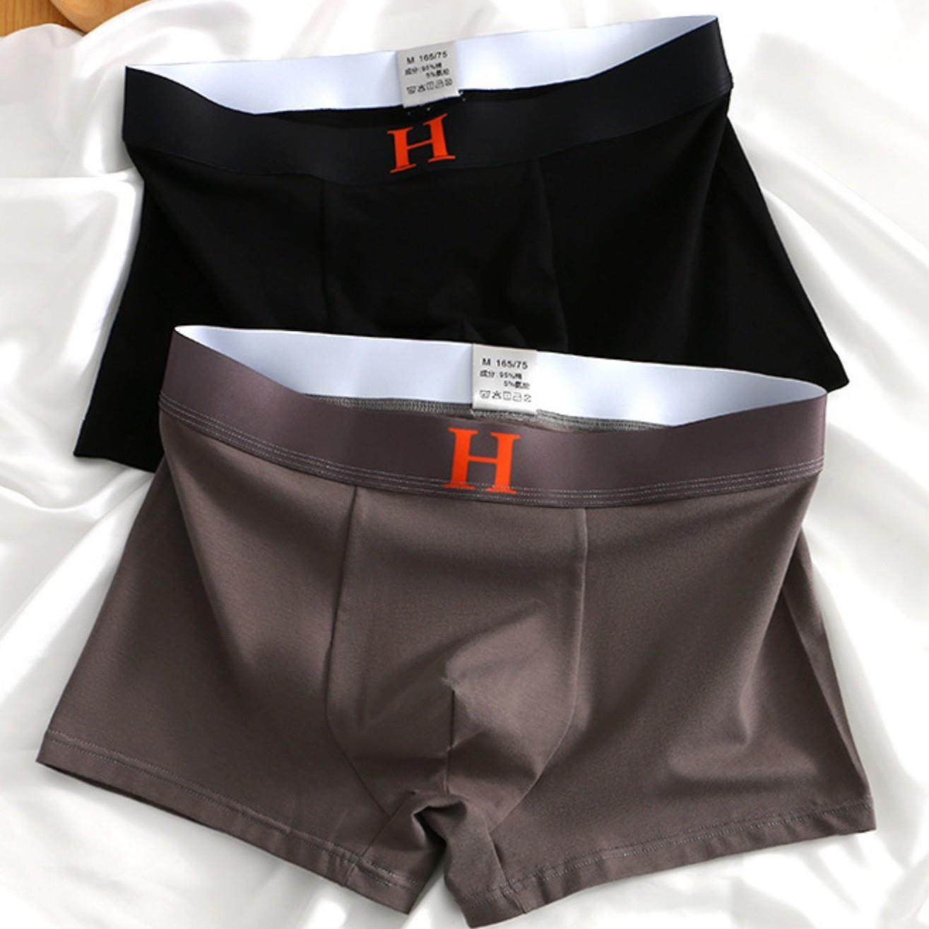 男人首选男士内裤纯棉磁石功能平角裤中腰短裤头家居健身四角短裤