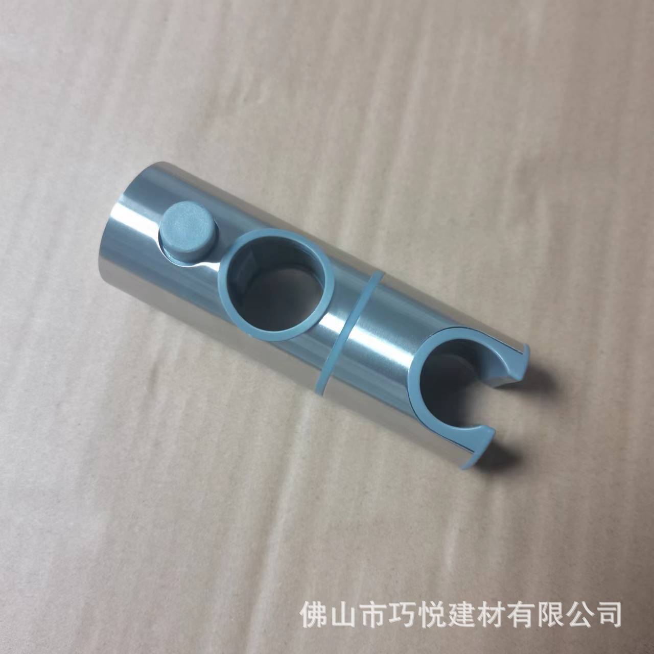 304不锈钢25管淋浴杆花洒升降架滑套花洒座滑动固定支架手持式