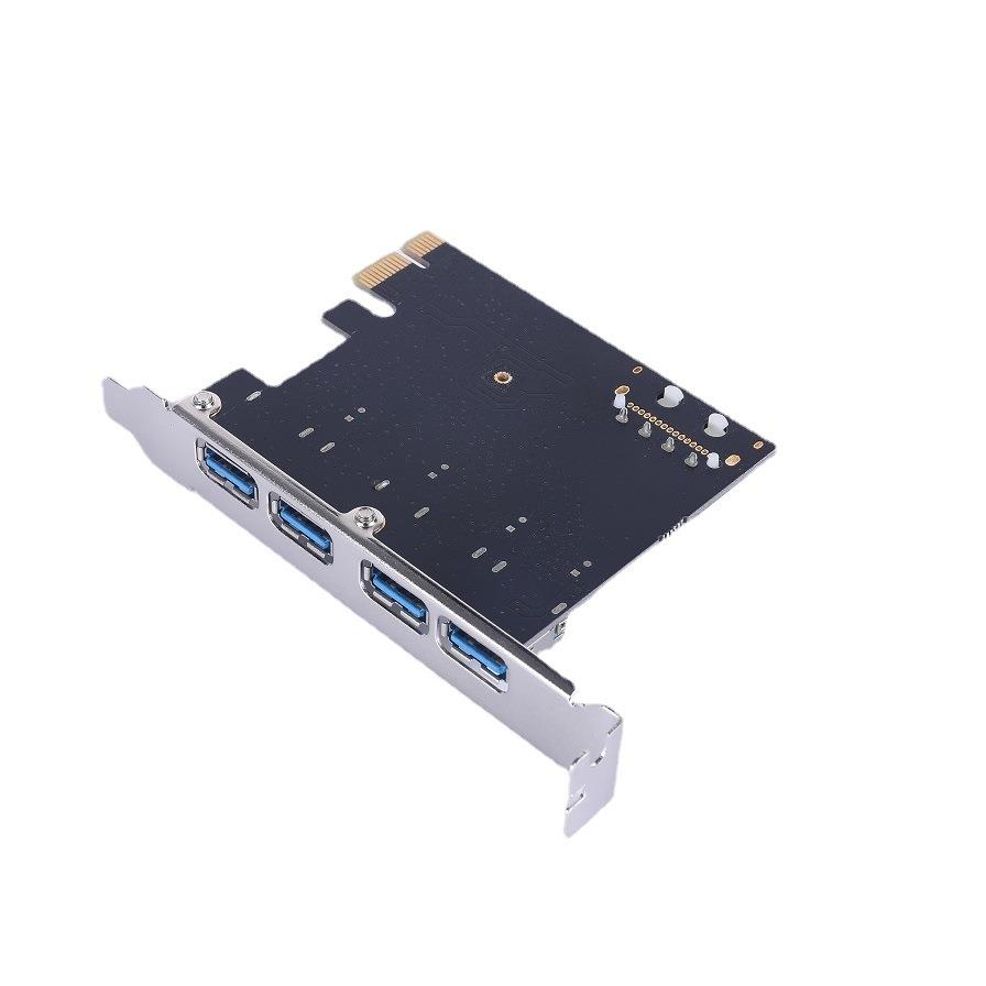 工厂供应3.0 PCI-E转USB转接卡 内置台式机扩展卡 4口高速3.0USB