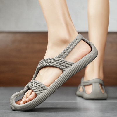 镂空防水网红凉鞋男软底个性夏季