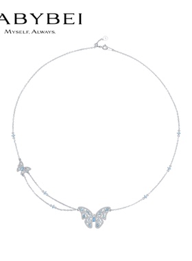 BABYBEI初贝花蝴蝶项链