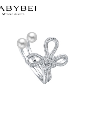 BABYBEI初贝中国结戒指925银