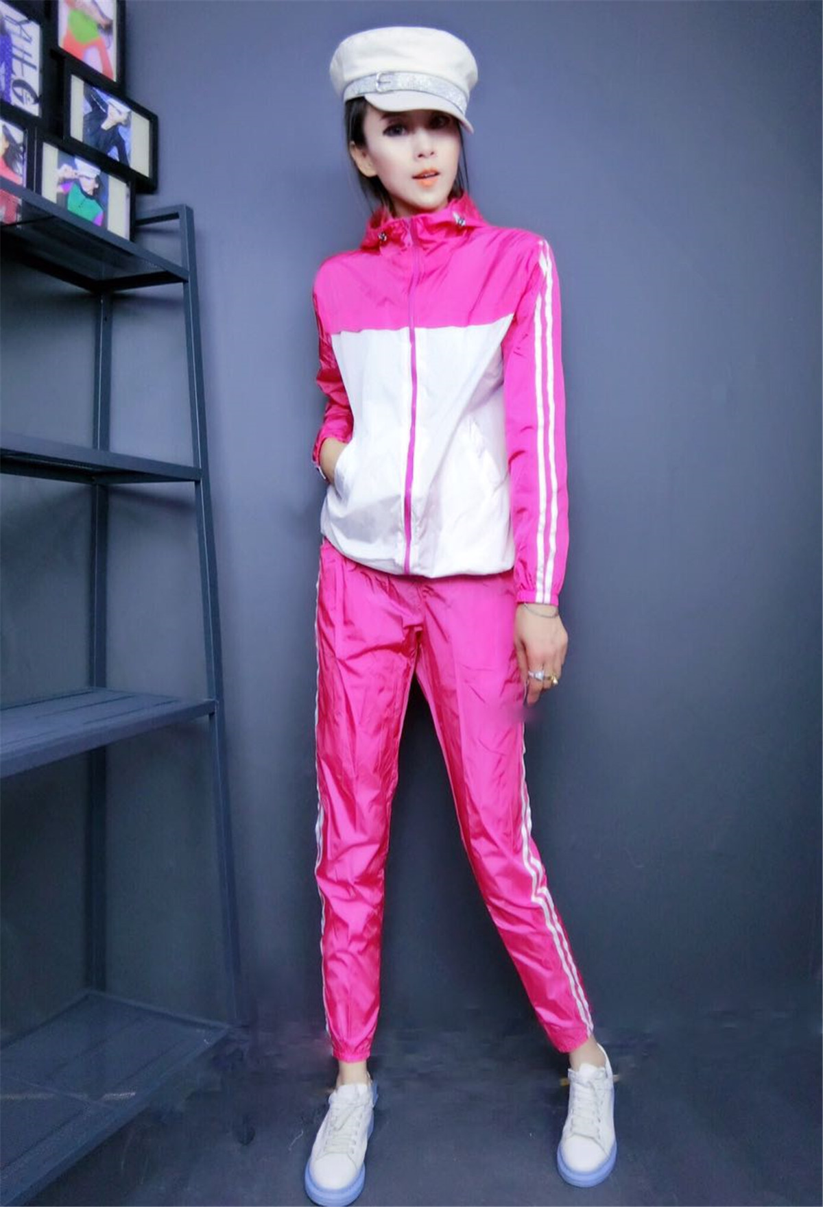 612 欧洲站防晒服套装2024春夏新款薄款彩色外套时尚百搭户外潮女
