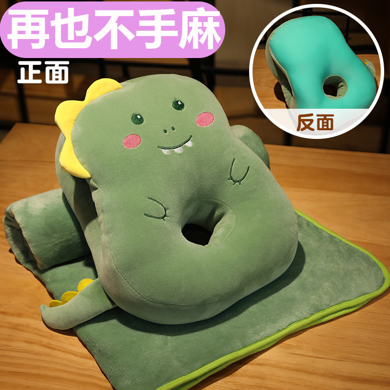 夏季冰丝午睡枕趴睡趴枕头儿童小学生桌上午休神器办公室睡觉抱枕