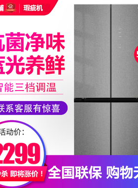 容声 BCD-500WVS1FPCZ 家用十字对开门冰箱一级变频0嵌入式等级机