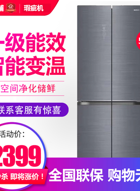 容声BCD-505WRK1FPCA 家用一级变频风冷无霜十字对开门冰箱等级机