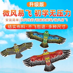 潍坊风筝新款 大人专用高端微风易飞高质量成人儿童大型老鹰风筝