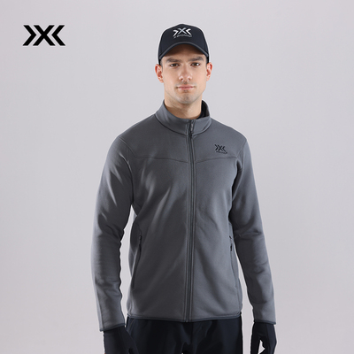 x-bionic 旷野行云立领开衫 男 保暖四向弹抓绒外套中间层